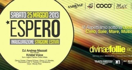 Sab 25|05 Inaugurazione ESPERO alle piscine del COCO