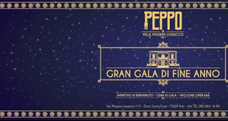 Gran Gala di Fine Anno PEPPO@Villa Massimi Losacco