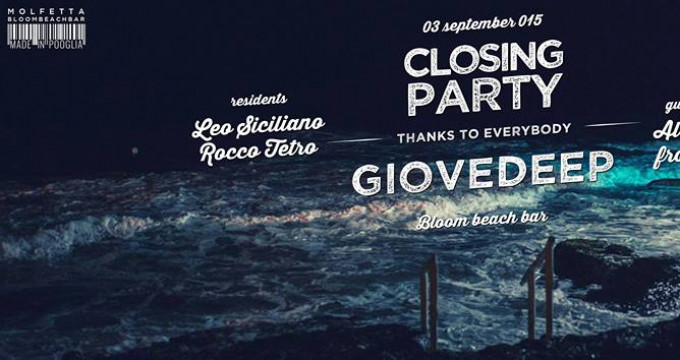 Giovedeep Closing Summer Season