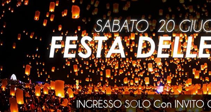 SABATO 20 Giugno*FESTA Delle LUCI - BARI - It's SUMMER TIME*Inviti e Bus