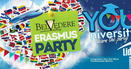 Venerdì 17 LUGLIO ❋ ERASMUS PARTY by YOUniversity ❋ LIDO IL PANDA