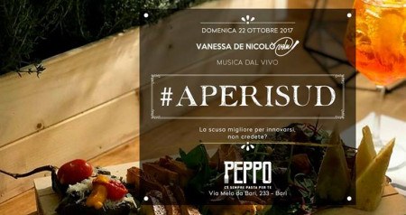 Domenica 22 Ottobre #Aperisud da Peppo!