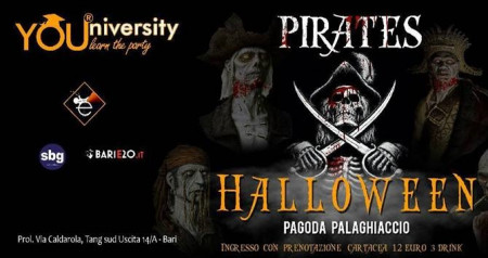 Mart 31 Ott *Pirates - Halloween YOUniversity* Palaghiaccio Bari