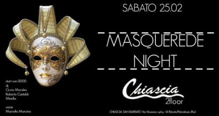 Masquerade Night at Chiascia Second Floor