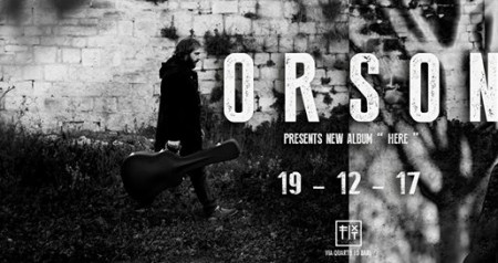 Orson presents new album " HERE " + Blushh