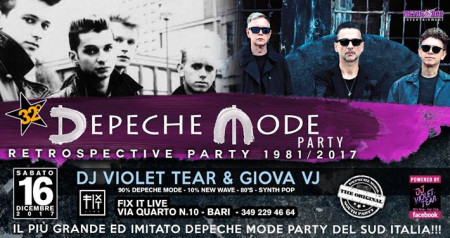 32° Depeche Mode Party Dj Violet Tear & Giova Vj. Fix It Live
