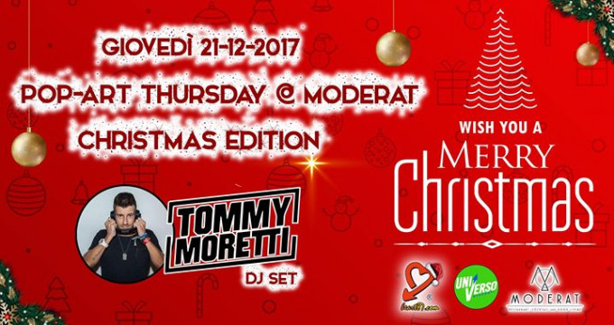 GIOV 21/12 Moderat - Christmas Edition - Tommy Moretti dj set