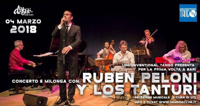 Milonga En Vivo con Ruben Peloni y Los Tanturi Sexteto!