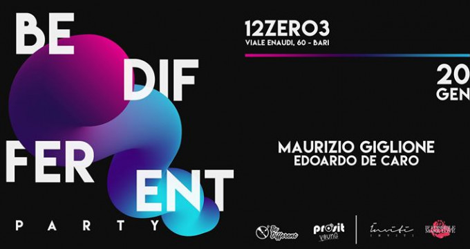 20.01 | BeDifferent Party at 12.03