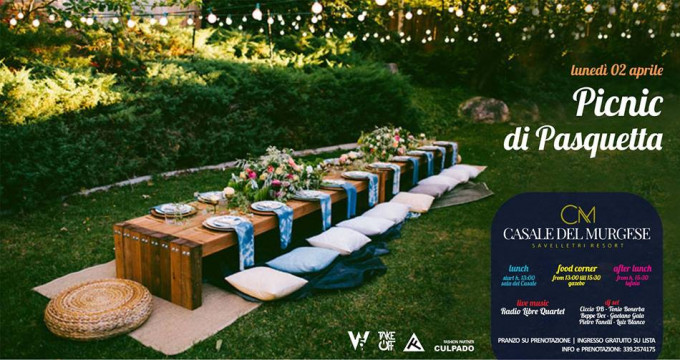 Picnic di PASQUETTA @ Casale del Murgese | Lunedì 02 Aprile