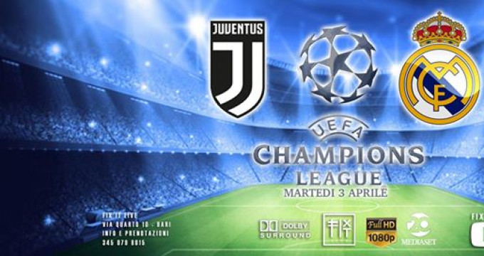Quarti di Finale  di Champions Juventus - Real Madrid