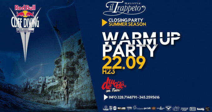 "WARM UP CLIFF Diving Party" Closing Trappeto Summer