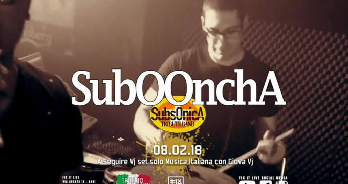 Subooncha - Subsonica Tribute Band