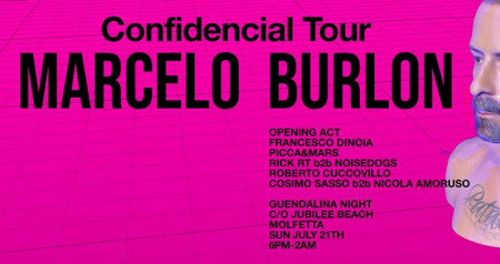“Confidencial tour” by MARCELO BURLON