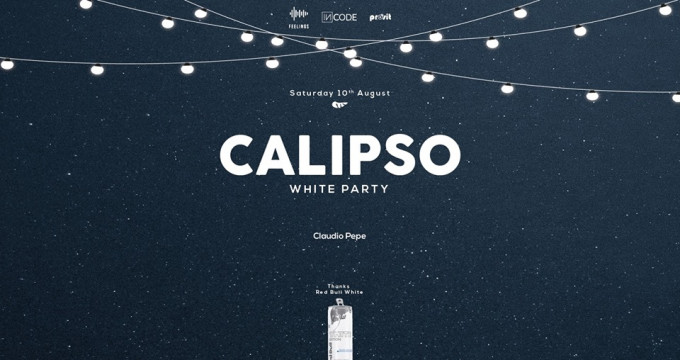 Sab 10 Ago - Calipso #whiteparty - Claudio Pepe
