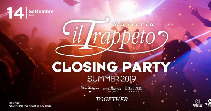 Closing Party Stagione Estiva 2019 Trappeto