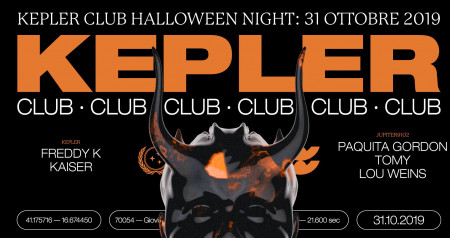 Kepler Club Halloween Night: Freddy K, Paquita Gordon