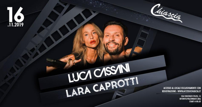 16 Novembre • Luca Cassani & Lara Caprotti