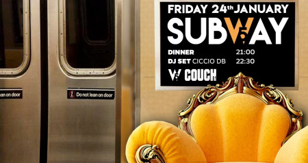Friday 24.01 • SubW5ay with Ciccio DB @Couch Restaurant [Bari]