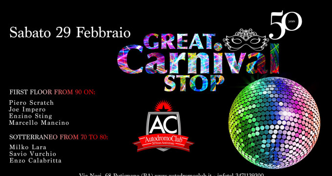 Great Carnival Stop - AutodromoClub Putignano