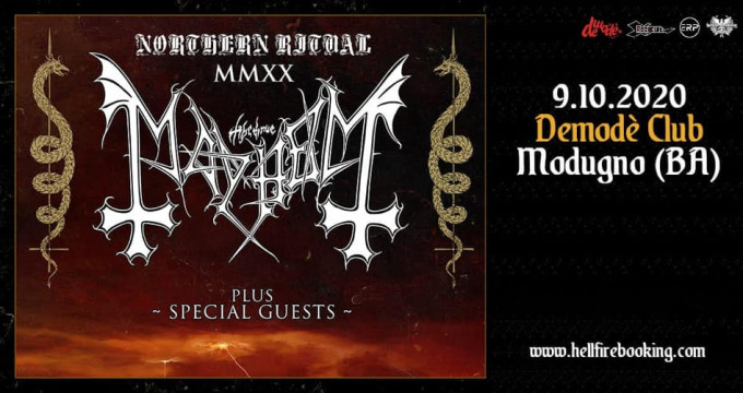 Mayhem + Guests | Demodè Club, Modugno (BA)